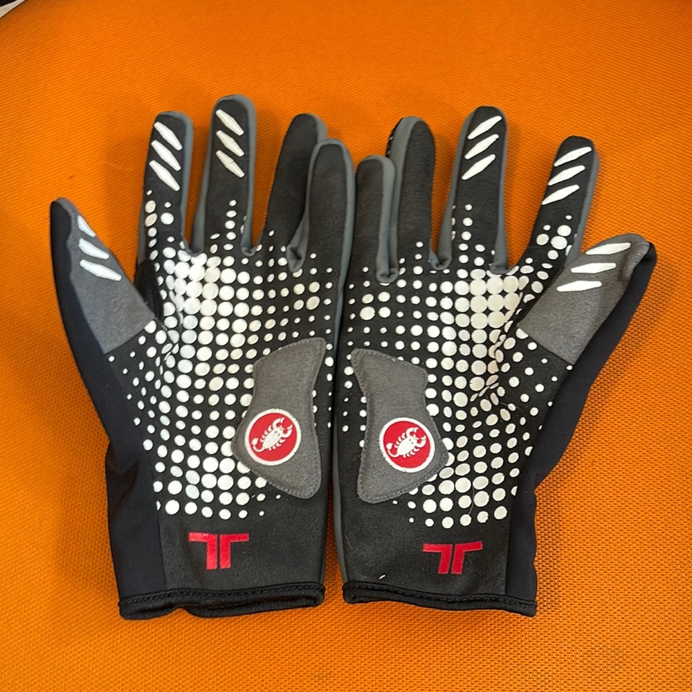 Castelli Mens Large Full-Finger Riding Glove